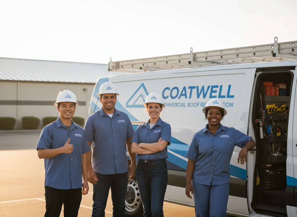 Commercial roof coating company in Dighton, KS